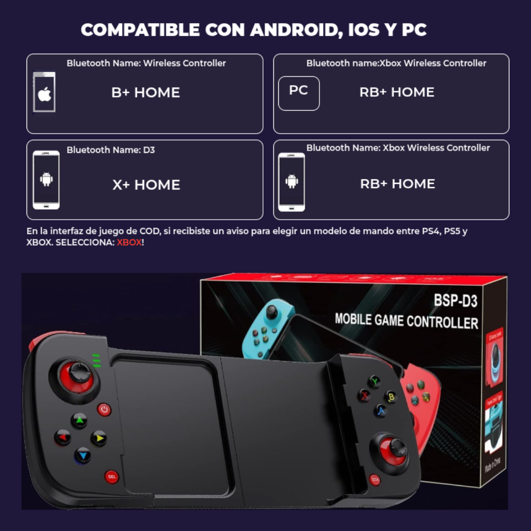 Controlador de Juego Extensible